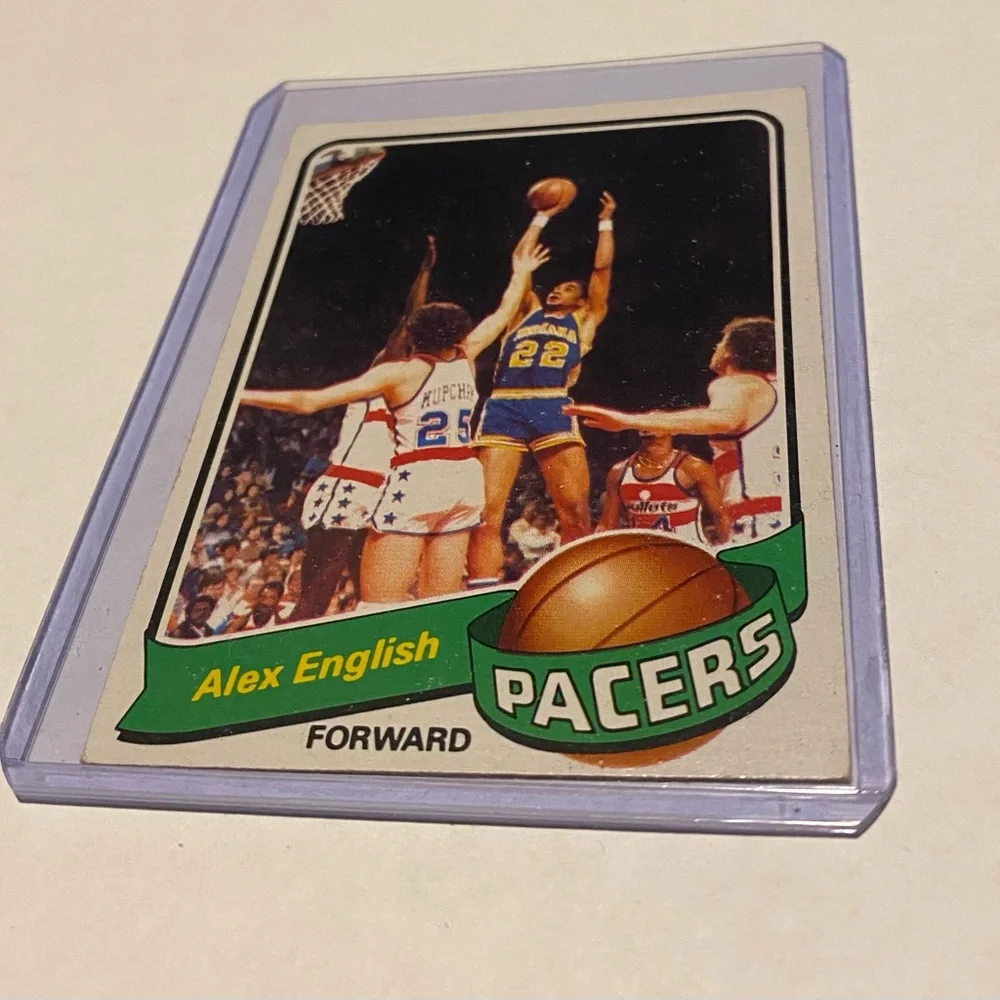 Alex English Rookie 1979 Topps Basketball Card Vintage collectible